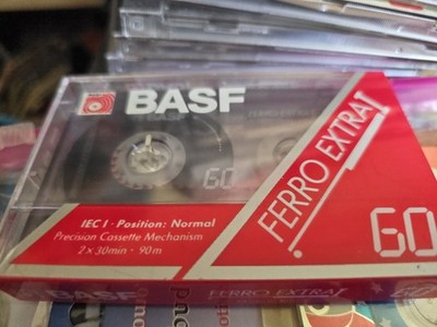 BASF Ferro Extra 1 60 Minute Blank Tape Sealed (New).