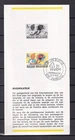 [AG7488] Belgium N°1944 Comics Tintin Mailfolder COB FDC € 80,00 SUPERB
