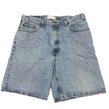 Levi Strauss Mens Jean Shorts Size 38 Loose Fit Signature Vintage 100 Cotton