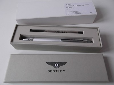 BENTLEY Kugelschreiber Dreh-Kugelschreiber KNURLING COLLECTION PEN BL2461 SILVER