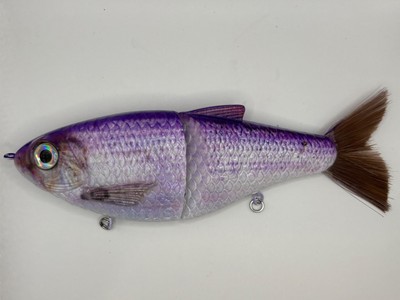 2 Esche Da Nuoto TYG Silencer Glide Bait 7 Pollici – Affondanti, Bianche, Per Pesce Persico E Luccio