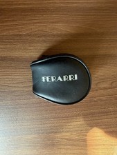 Vintage Ferrari Aviator Sunglasses , Foldable, Black with Zip Case 1980's