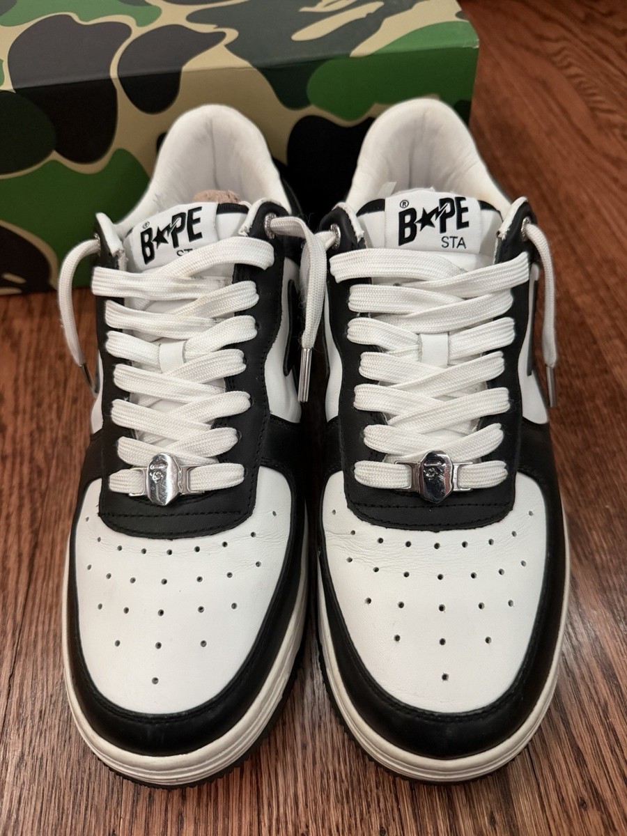 A Bathing Ape BAPE STA “Panda” Black White - Size 10 | eBay display picture 1
