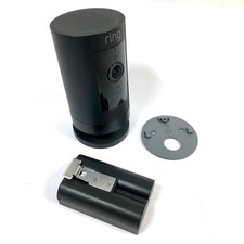 Ring Stick Up Cam Black Outdoor Wireless Battery Security Camera 5UM7E5