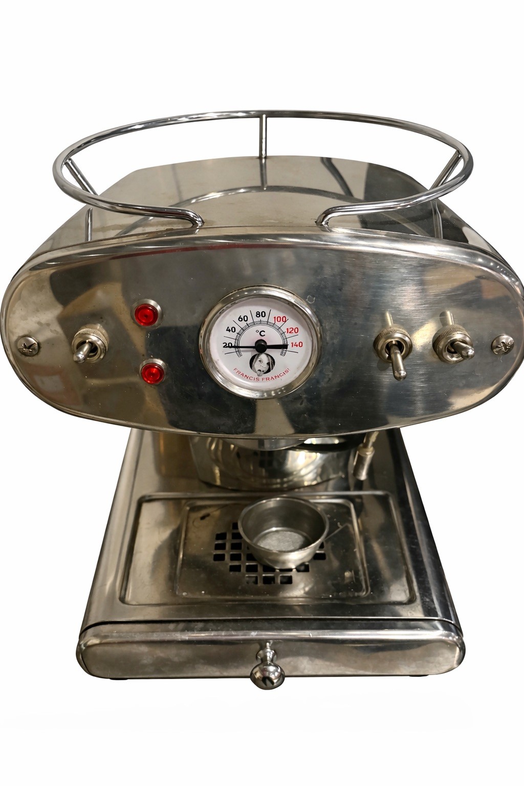 Francis Francis X1 1st Gen Stainless Espresso Machine by Luca Trazzi