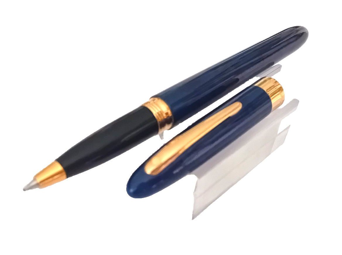 Stylo roller Sheaffer Crest bleu une piece de prestige rare pour collectionneur