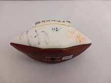Dana Stubblefield- Psa DNA Autograph/Signed/Auto Ball And Aj Feeley Super Bowl E