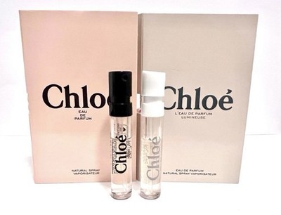 Chloe Eau de Parfum Sample & Chloé L Eau Lumineuse Eau de Parfum Samples Set