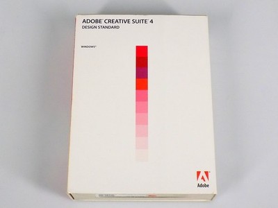 Adobe Creative Suite 4 Design Standard Full Version Software Bundle for Windows Original Packaging