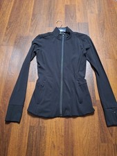 Athleta Powervita Women s Size XS Black Long Sleeve Full Zip Shanti Jacket