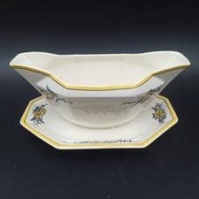 BOCH LA LOUVIÈRE - SAUCIÈRE EN FAÏENCE Style Art Déco 