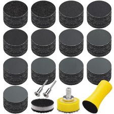 Schleifscheiben Set 130 Stück 25mm Nass Trocken Schleifpapier Körnung 60-5000