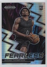 2023-24 Panini Prizm Draft Picks Fearless Hyper Prizm Ausar Thompson #12 5y7