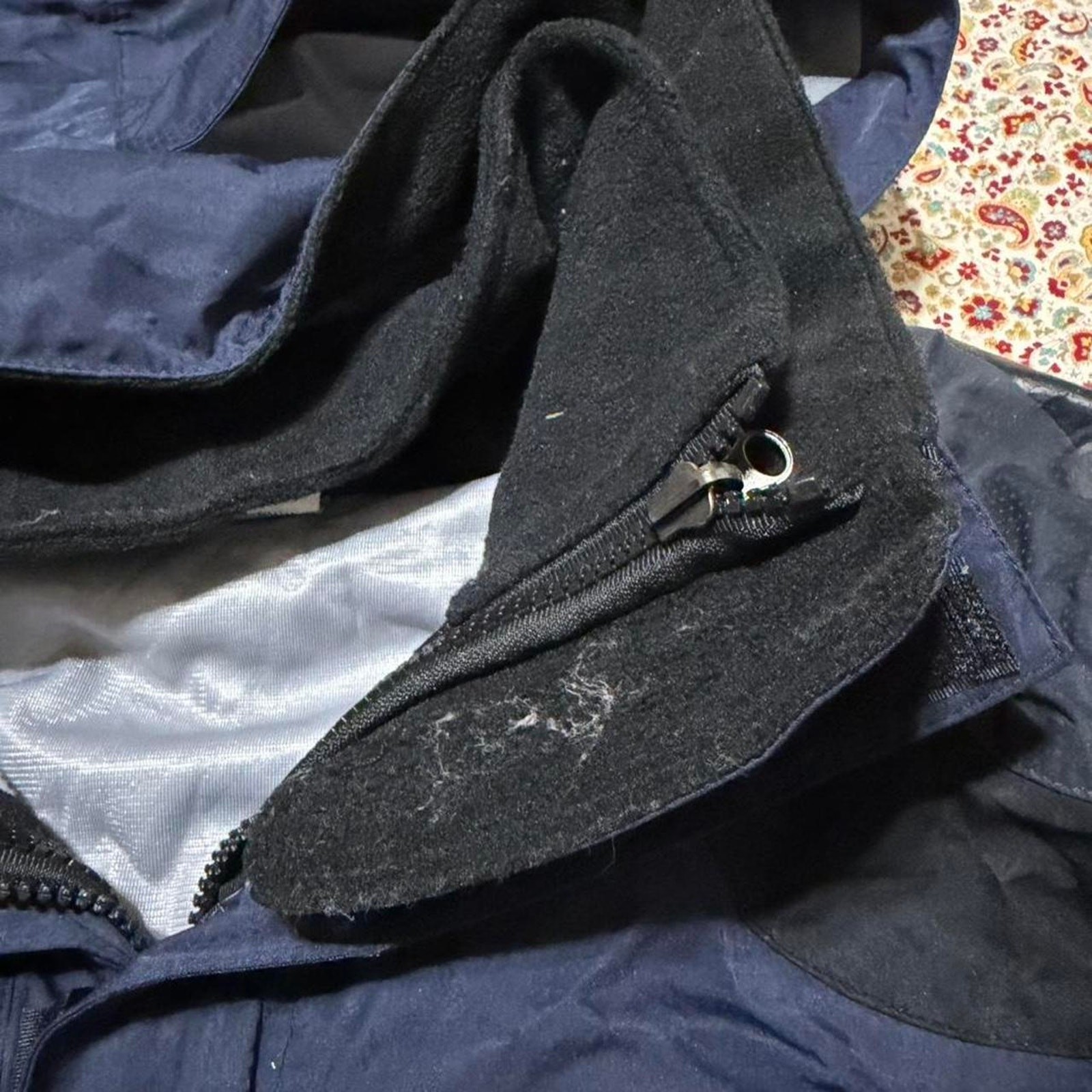 Arc'teryx Jacket Navy Blue/Black Gore Tex Hooded Waterproof Ski Shell Theta 2XL image 3