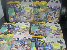 Batman The Animated Series "6 Mint Unused Happy Meal Boxes" McDonald's 1993