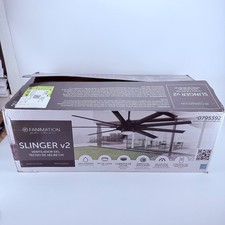 Fanimation Studio 72 inch Indoor/Outdoor Ceiling Fan with LED Light/Remote/Black