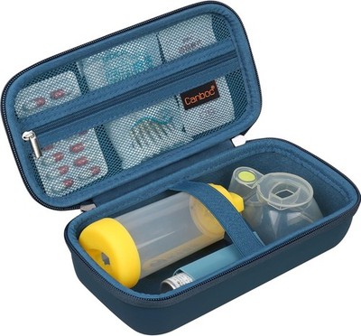 Canboc Carrying Case for Asthma Inhaler, Handheld Spacer for Adults and Kids, Ma