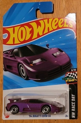New Hot Wheels  94 Bugatti EB110 SS Purple HW Race Day 2025 #221/250 (NOT STH)