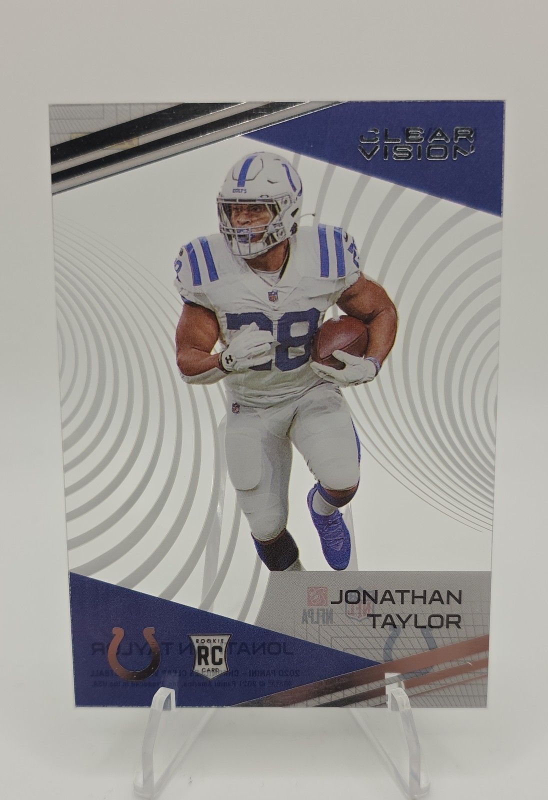 2020 Panini Chronicles - Clear Vision Rookies Jonathan Taylor #CV-7 (RC)