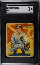 1934-36 Diamond Stars Baseball Cards 36