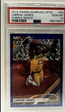 2019-20 Panini Donruss Optic LeBron James #60 PSA ERROR!!