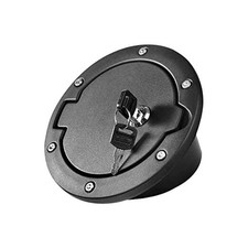 Fuel Filler Door Locking Gas Tank Cap Cover Compatible with 2007-2018 With key