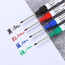 4Pcs Multi-Purpose Deep Hole Marker Pens,nib Marker,Long Nose Markers Waterproof