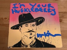 Val Kilmer Original Artwork,  12x12 Metal Pop Art, Tombstone, Signed Autograph