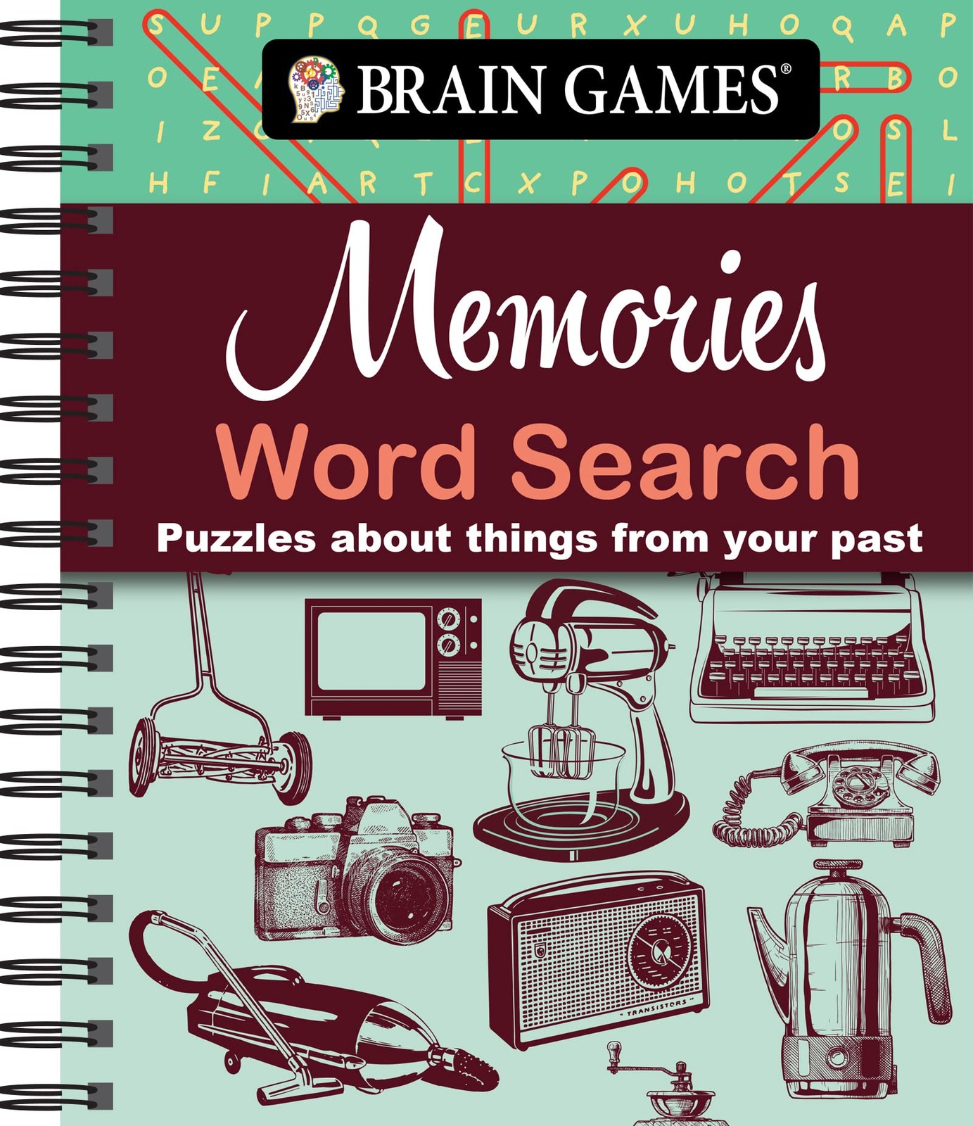 Brain Games - Memories Word Search: Puzzles about Things from the Past -- Public