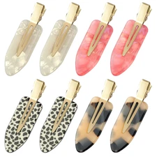 8 Pcs No Bend Hair Clips No Crease Makeup Hair Clip Duckbill Clip No Dent Crease