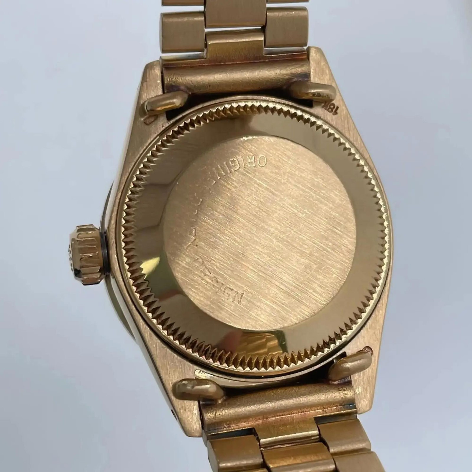 1980s Rolex 6927 Datejust 26mm 18K Gold President Custom  display picture 2