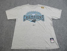 Vintage Carolina Panthers Shirt Mens XL NFL NFC Champions Super Bowl XXXVIII
