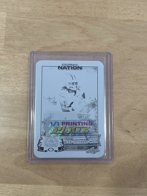 Eric Singleton Jr 2025 Leaf Football Nation 1/1 Printing Plate