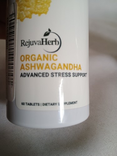 Organic Ashwagandha  675mg + Black Pepper Advanced Stress Support 60 Capsules - Picture 2 of 4