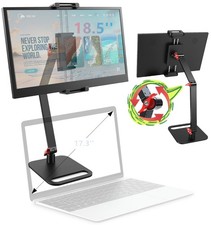 Adjustable Portable Monitor Stand for 6-18.5 Inch Screens, Universal Holder