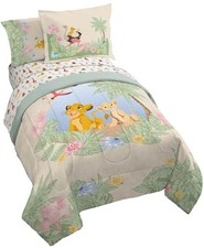 Kids Bed Set, Multi, Lion King  Cozy Soft 7 Piece Full Multi - Lion King