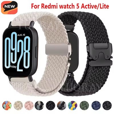 Für Xiaomi Redmi Watch 5 Active/5 Lite / 3 Active/3 Lite Braided Nylon Armband