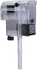 Ultra Quiet Aquarium Hang-On Filter 66GPH 3W for 1-5 Gallon Fish Tank - New
