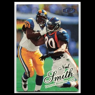 Neil Smith #306 1998 Fleer Ultra Denver Broncos Football Card NFL NM