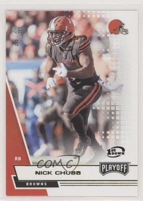 2020 Panini Playoff 1st Down 85/99 Nick Chubb #41 2qw