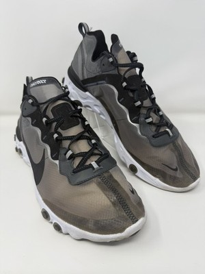 Nike React Element 87 Anthracite Black Athletic Shoes Size 15