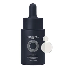 Nutrafol Men's Hair Serum, Clinically Tested to Support Visibly Thicker Hair and