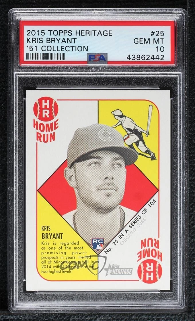 Kris Bryant Rookie Baseball Trading Cards for sale | eBay
