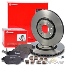 BREMBO COATED BREMSSCHEIBEN Ø283 BELÜ+BELÄGE VORNE FÜR PEUGEOT 1007  1.6 AB 07-
