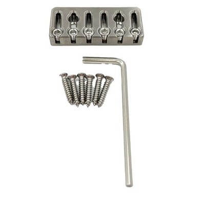 2X(6 String Headless Guitar Bridge Lock für 6 String Headless E -Gitarre Si4443