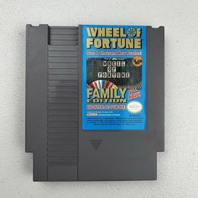 Wheel of Fortune: Family Edition Nintendo NES W/ Poster, Inserts, Manual, Case