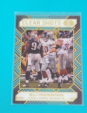 2020 Panini Illusions Clear Shots #14 Eli Manning Football Card - 50% Off 6+ W2