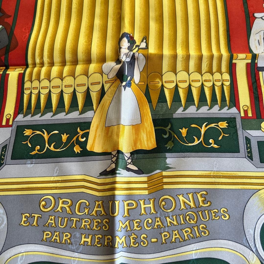 Hermes Pipe Organ And Mechanical Instrument Design Silk Scarf View 4