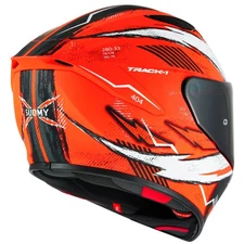 Suomy Track-1 404 Helmet Matte Orange/White - XL KTT10009-XL