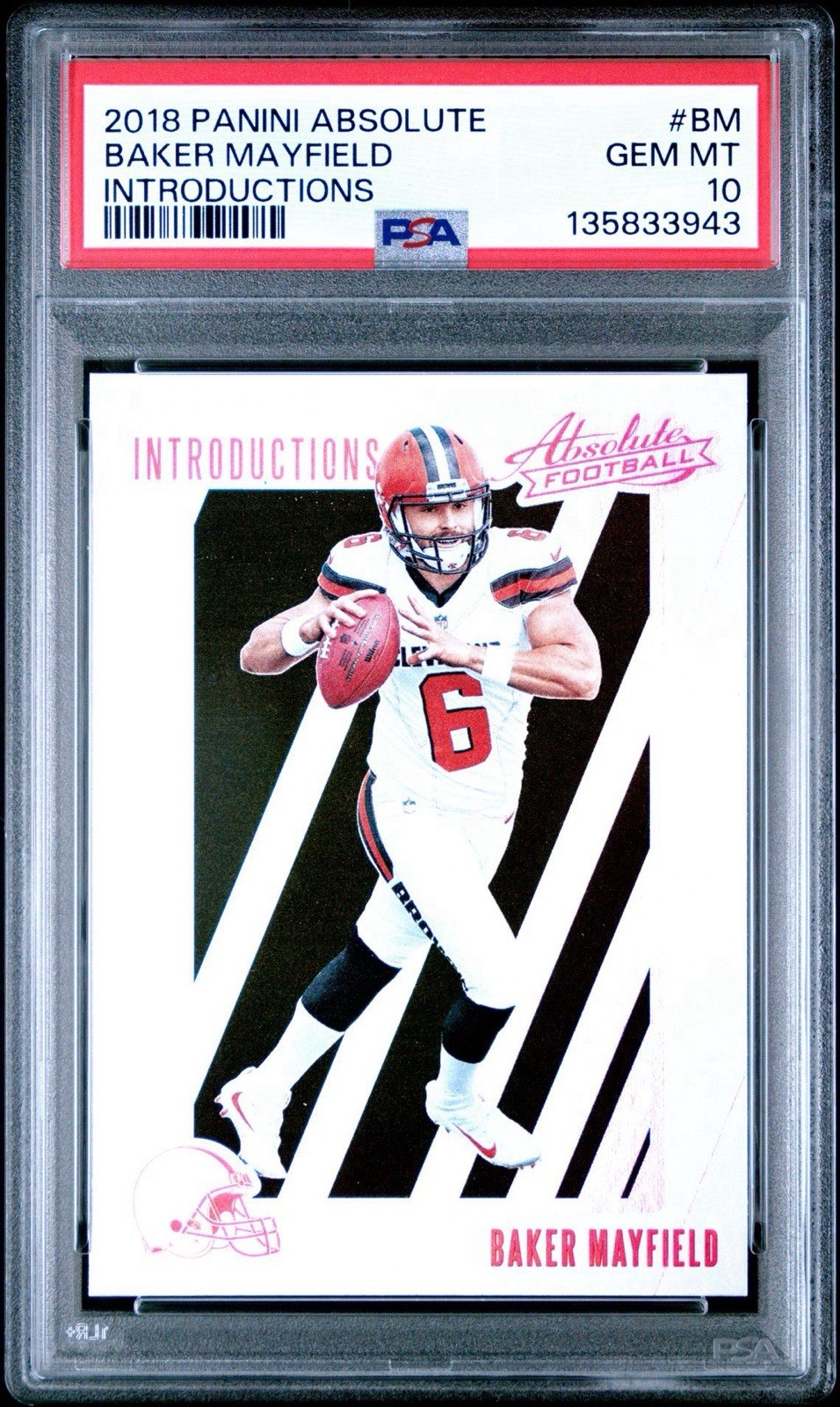 2018 Panini Absolute - Introductions Baker Mayfield #IN-BM (RC) PSA 10